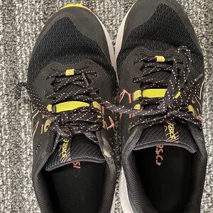 ASICS Black Mesh Sneakers